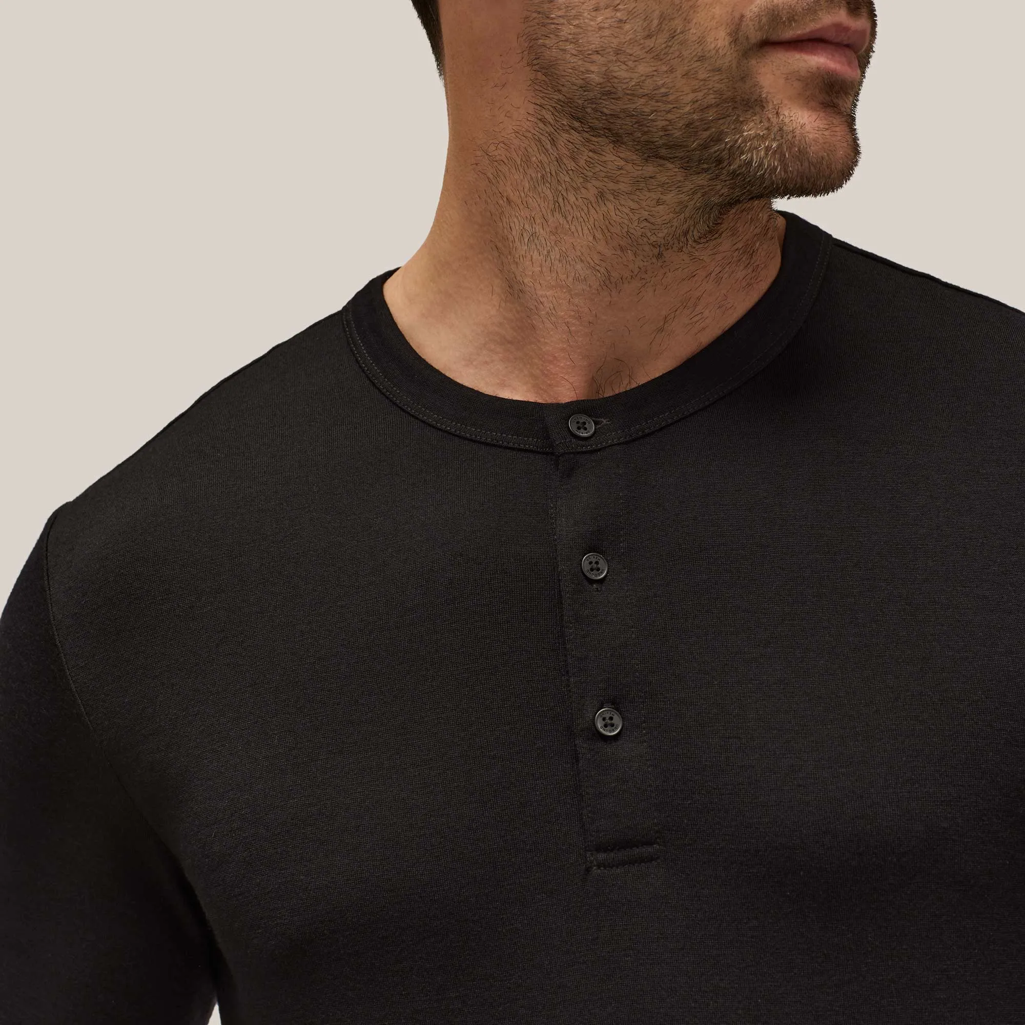 Men's 2 Pack // Long Sleeve Merino Henley