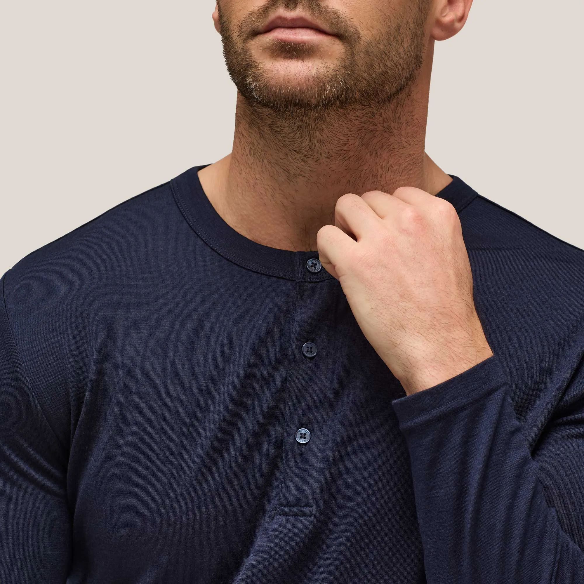 Men's 2 Pack // Long Sleeve Merino Henley