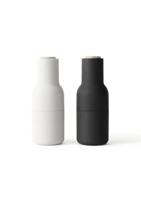 Menu - Salt & Pepper Bottle Grinders (set Of 2) - Ash/carbon & Beech