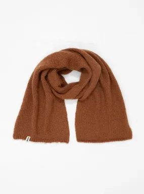 Mohair Scarf Toffee Brown