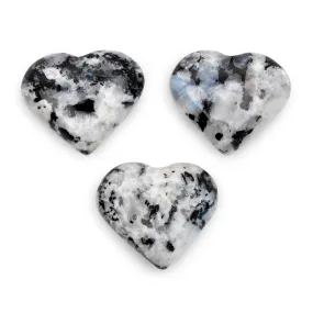 Moonstone - Rainbow, Blue Flash, Hearts