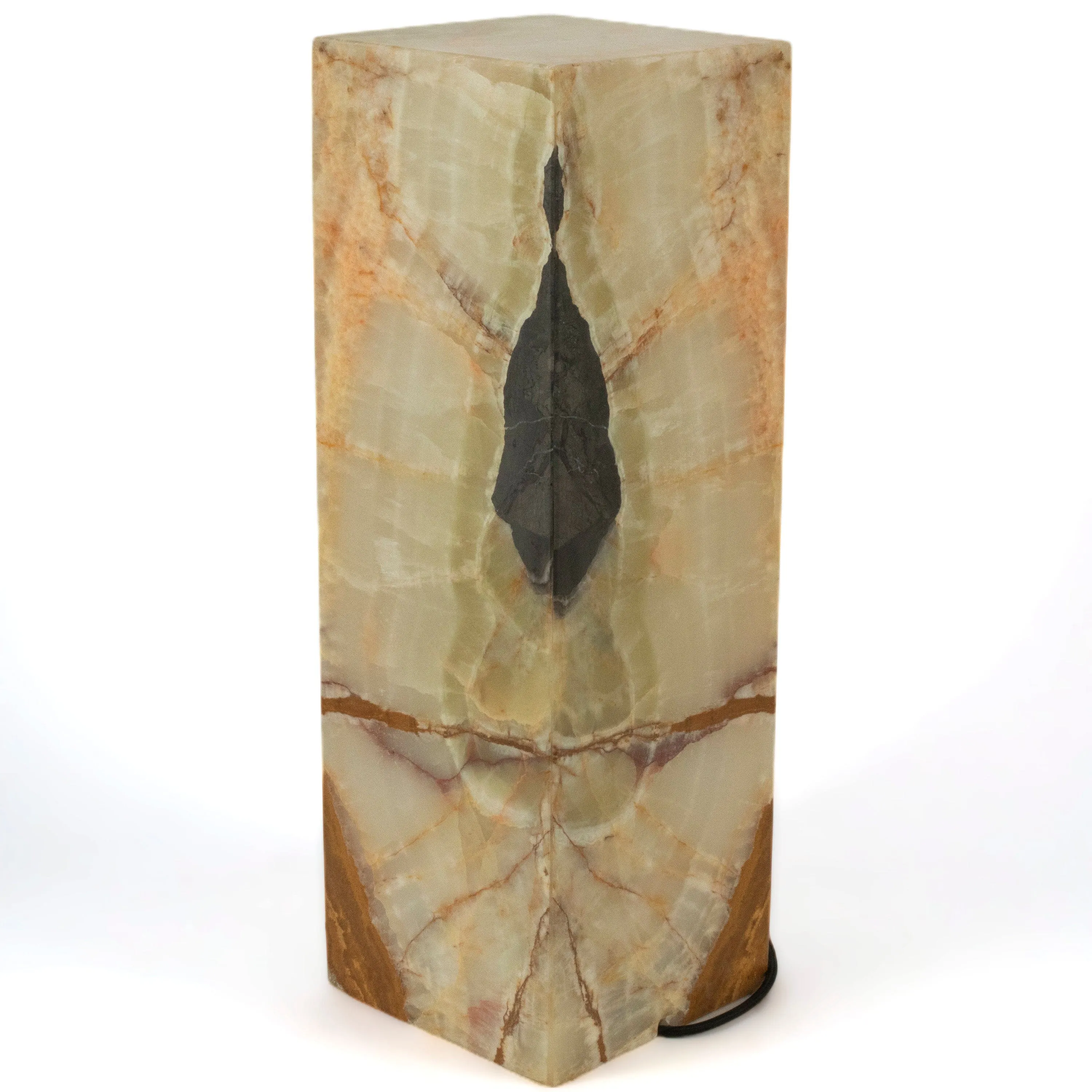 Natural Onyx Lamp Light Tower - 24