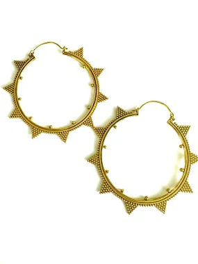 Nira Brass Earrings