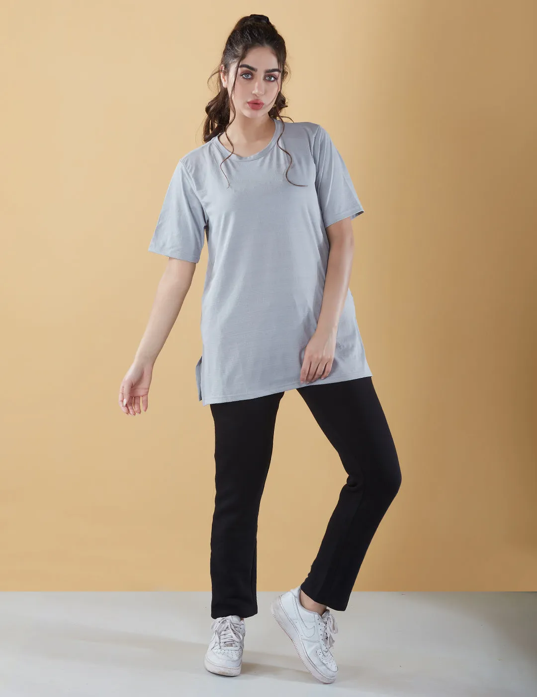 Oversized Long Tee For Women -Athleisure Wear