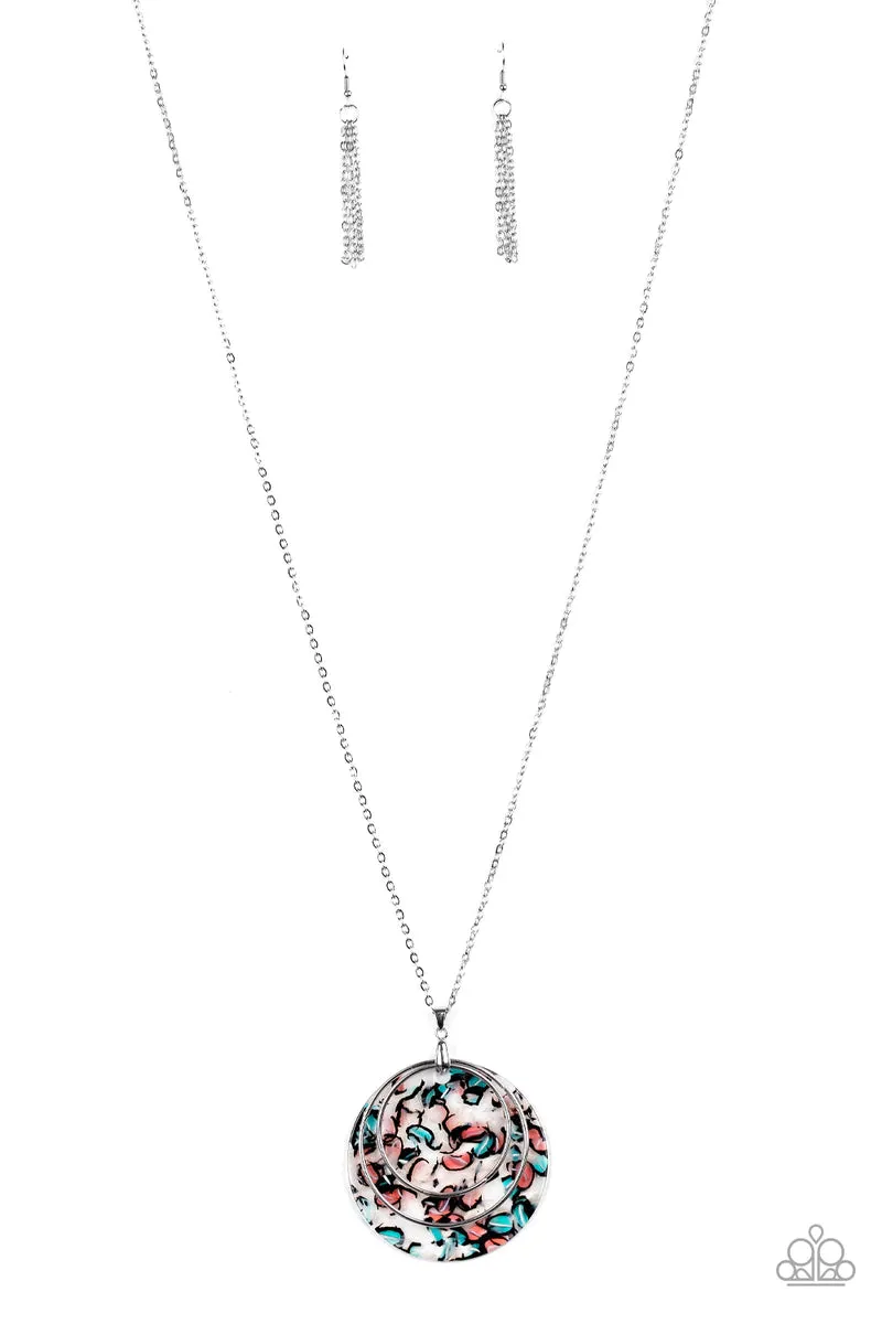 Paparazzi Accessories - METRO MOSAIC  #N800 Peg - Multi Necklace