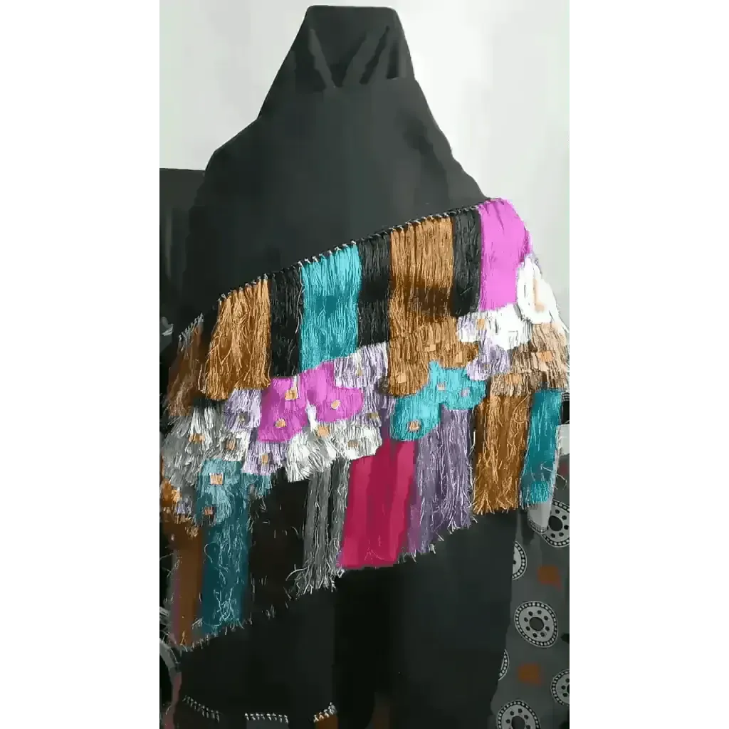 Purepecha rebozo with fringe