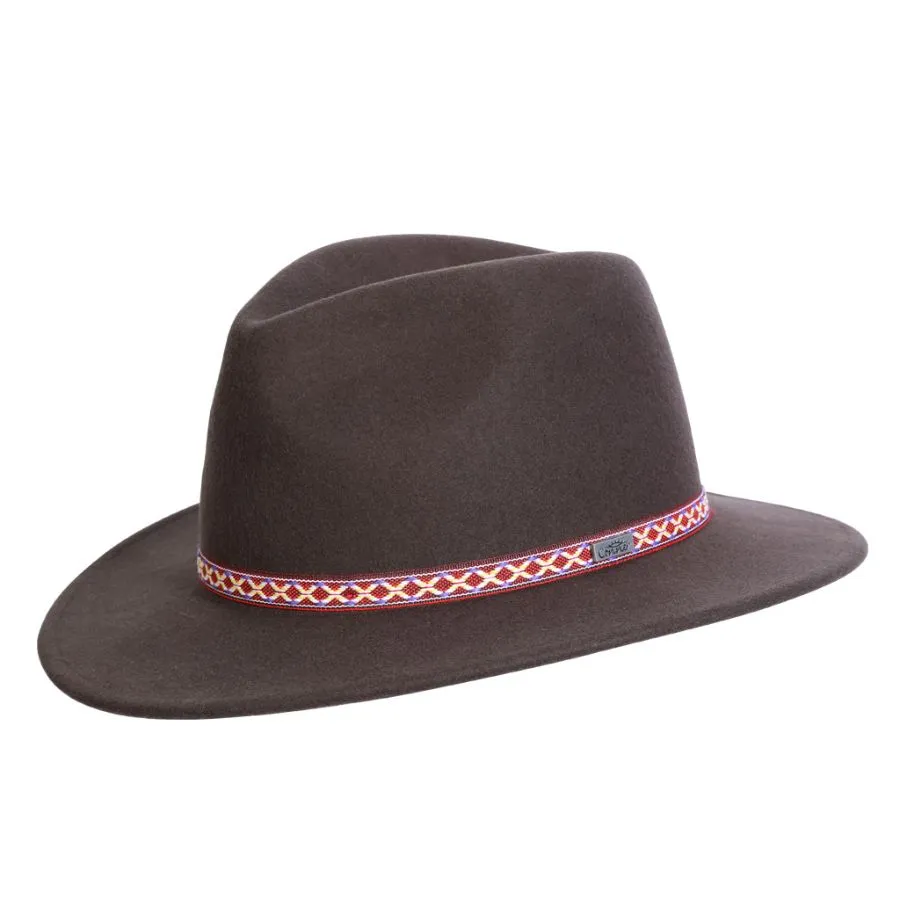 Queensland Outdoor Wool Hat Brown