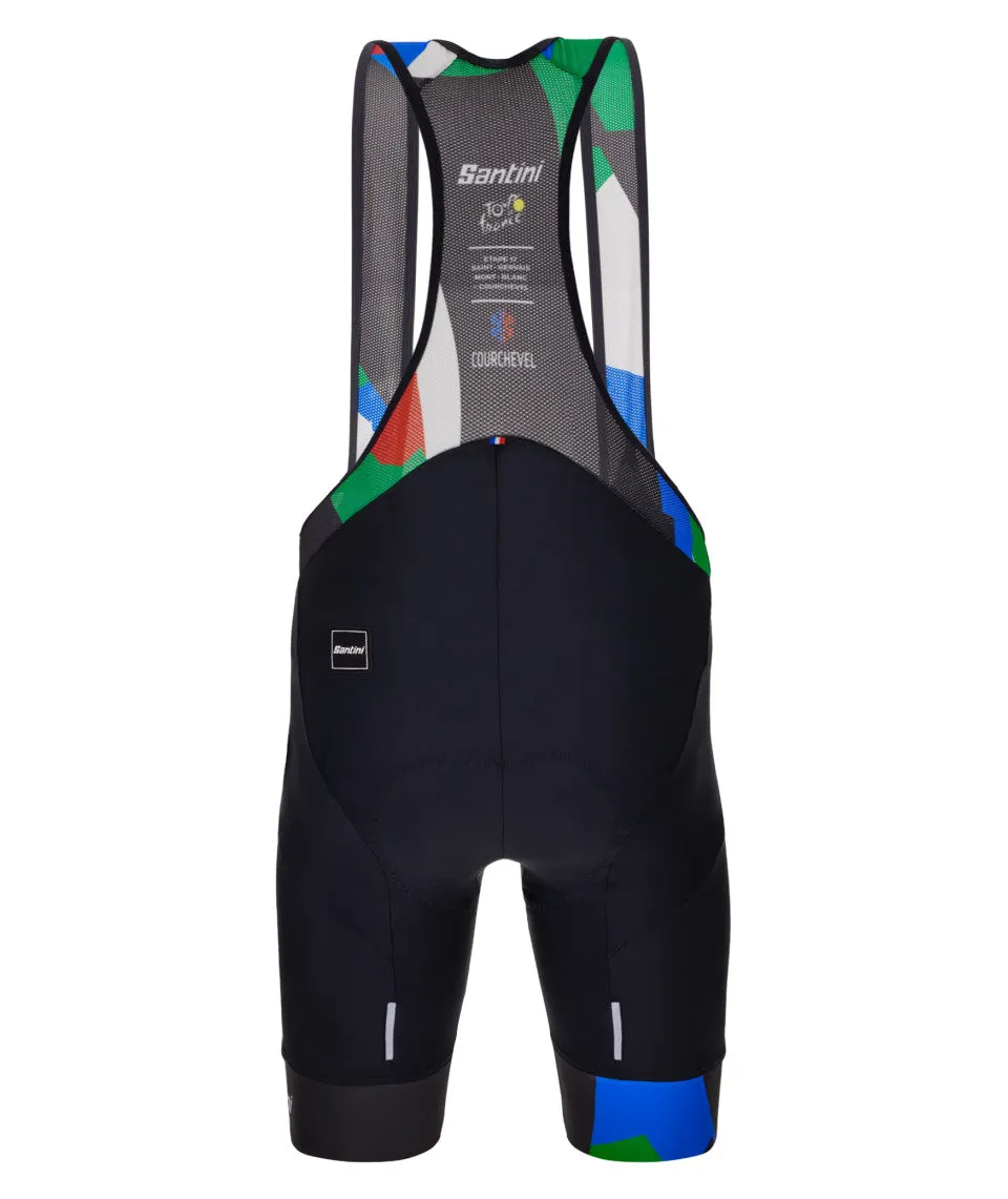 Santini TDF Mont Blanc-Courchevel - Bib Shorts