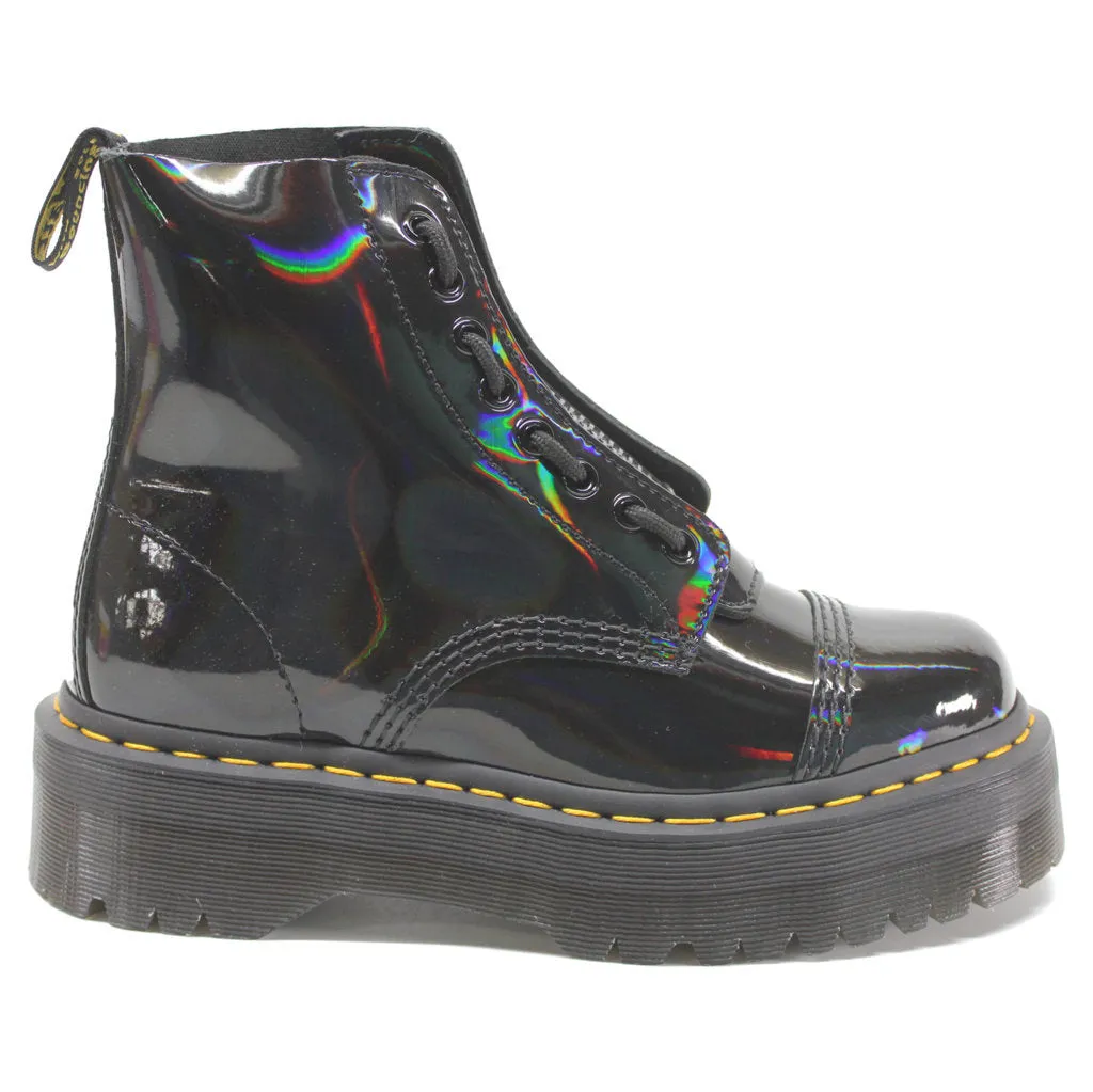 Sinclair Prism Rainbow Patent Lamper Leather Women's Platform Boots