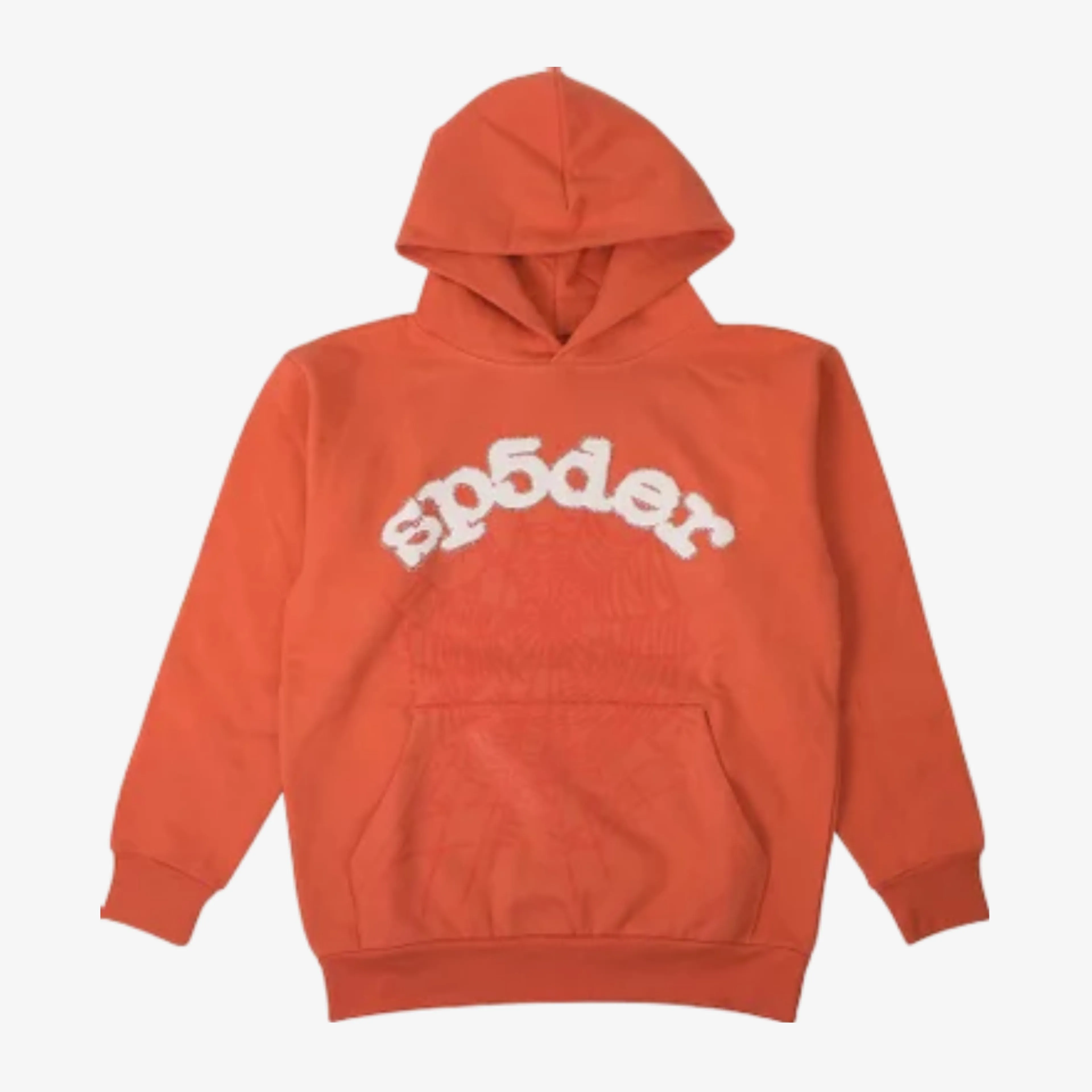 Sp5der 'OG Web' Pullover Hoodie Orange SS21