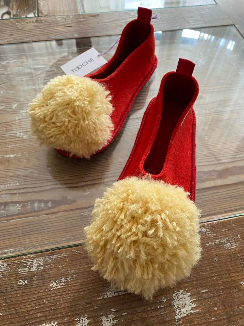 STRAWBERRY VANILLA vegan slippers