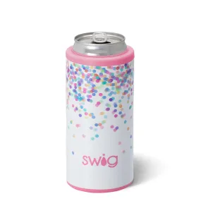 SWIG {CONFETTI} Skinny Insulated Stainless Steel Can Cooler (12 oz.)