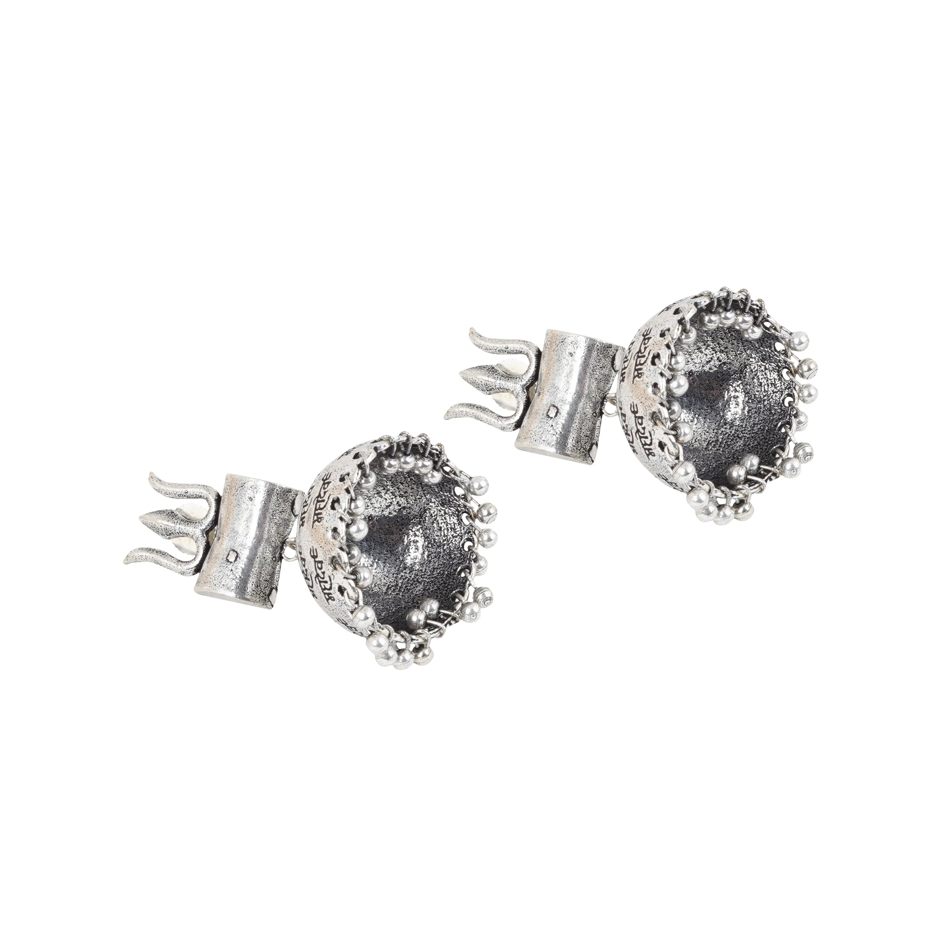 Teejh Riyad Silver Oxidised Earring