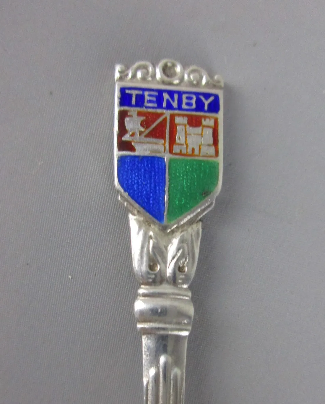 Tenby Souvenir Silver Spoon Birmingham Vintage c1968