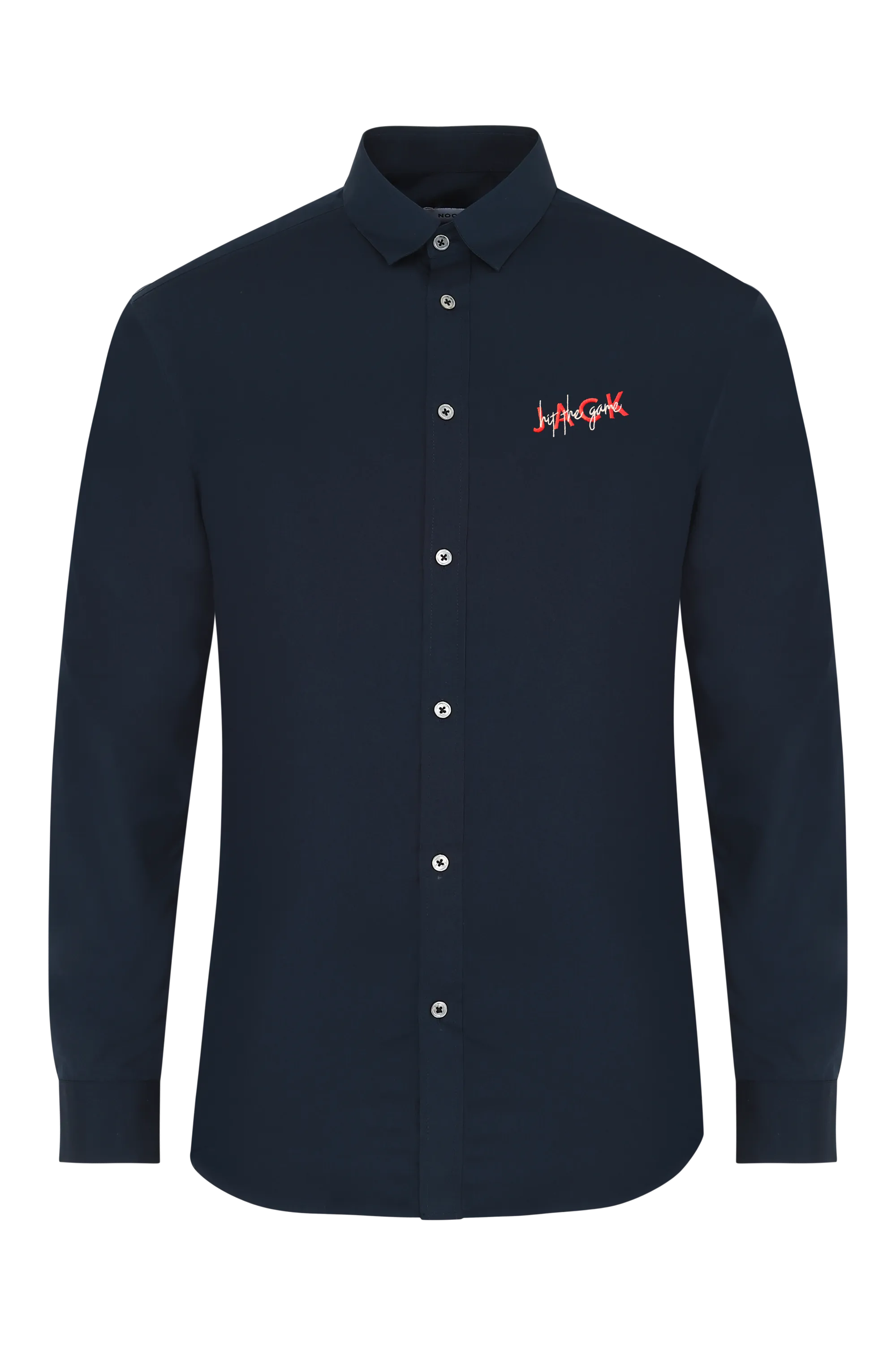 The Jack Little Shirt with Cuff Embroidery