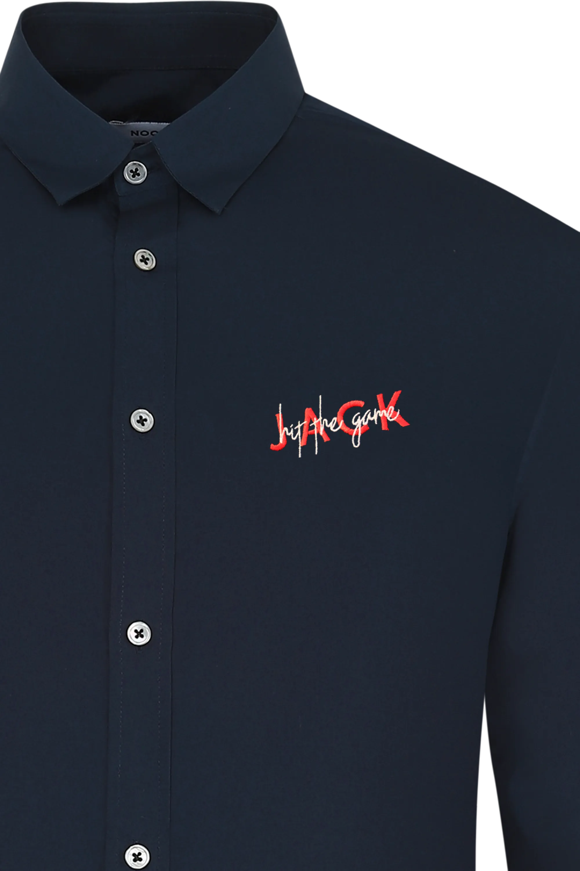 The Jack Little Shirt with Cuff Embroidery