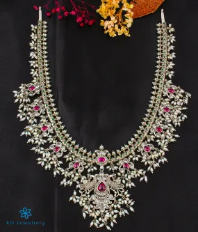 The Uddalaka Silver Guttapusalu Necklace