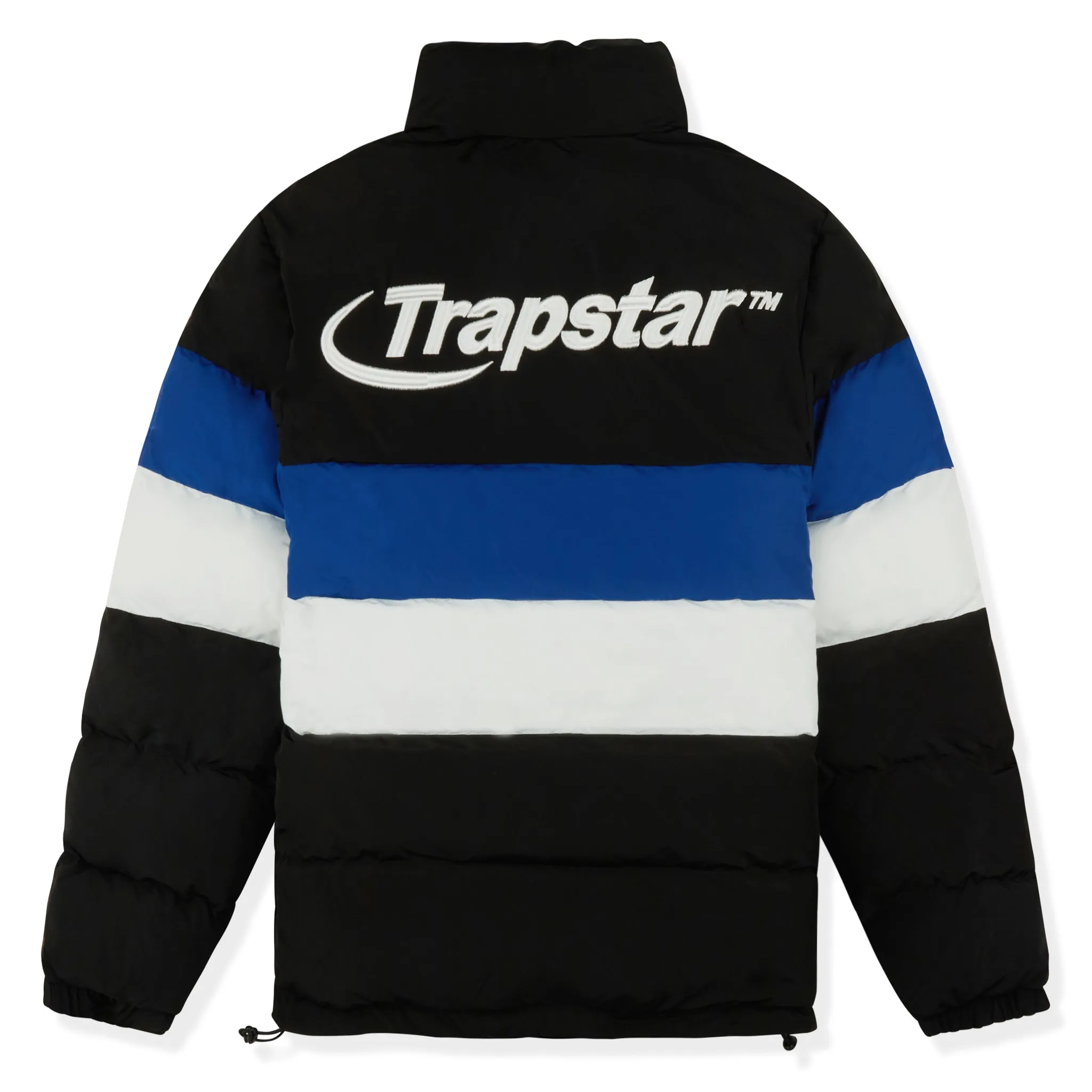 Trapstar Hyperdrive Puffer Black Blue White Jacket