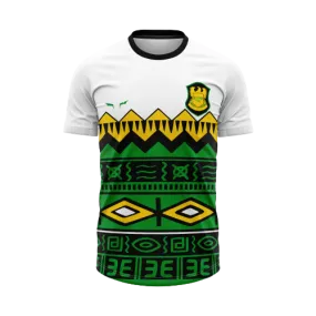 Ultras - Jamaica White Tribal Custom Football Jersey