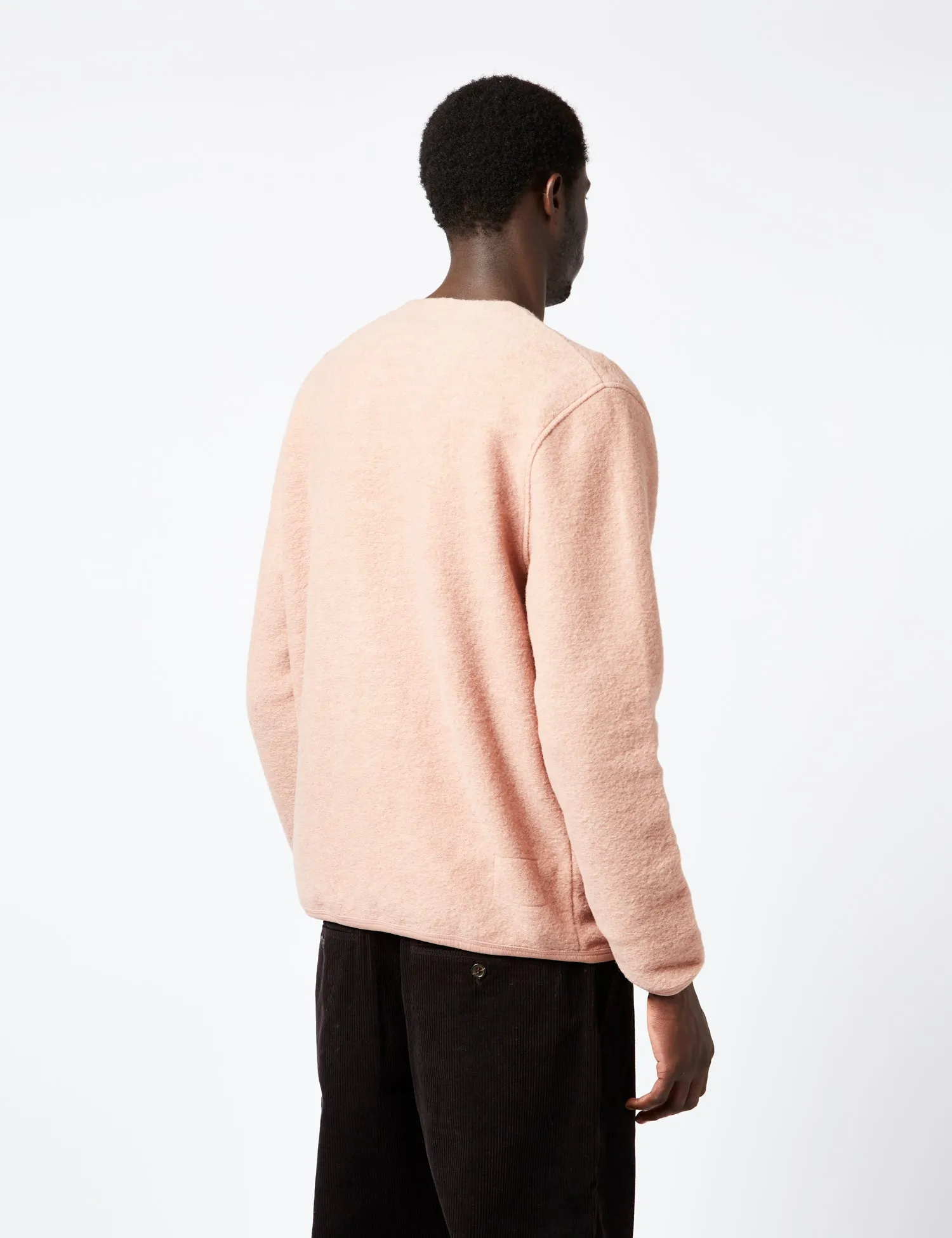 Universal Works Cardigan (Wool) - Pink