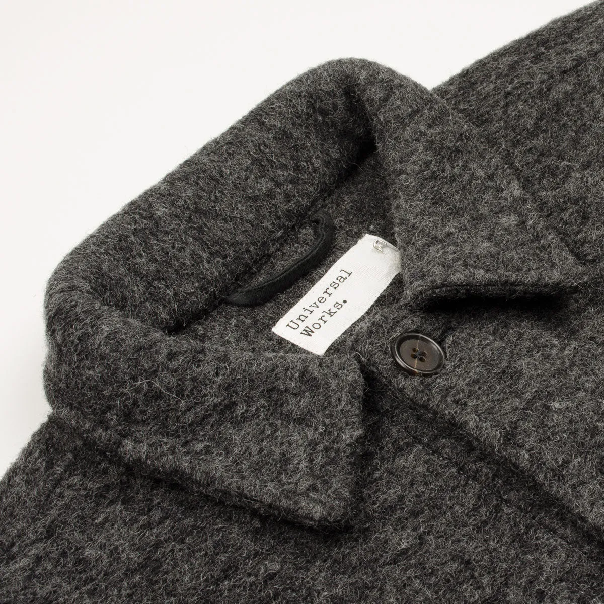 Universal Works - Lumber Jacket Wool Fleece - Charcoal