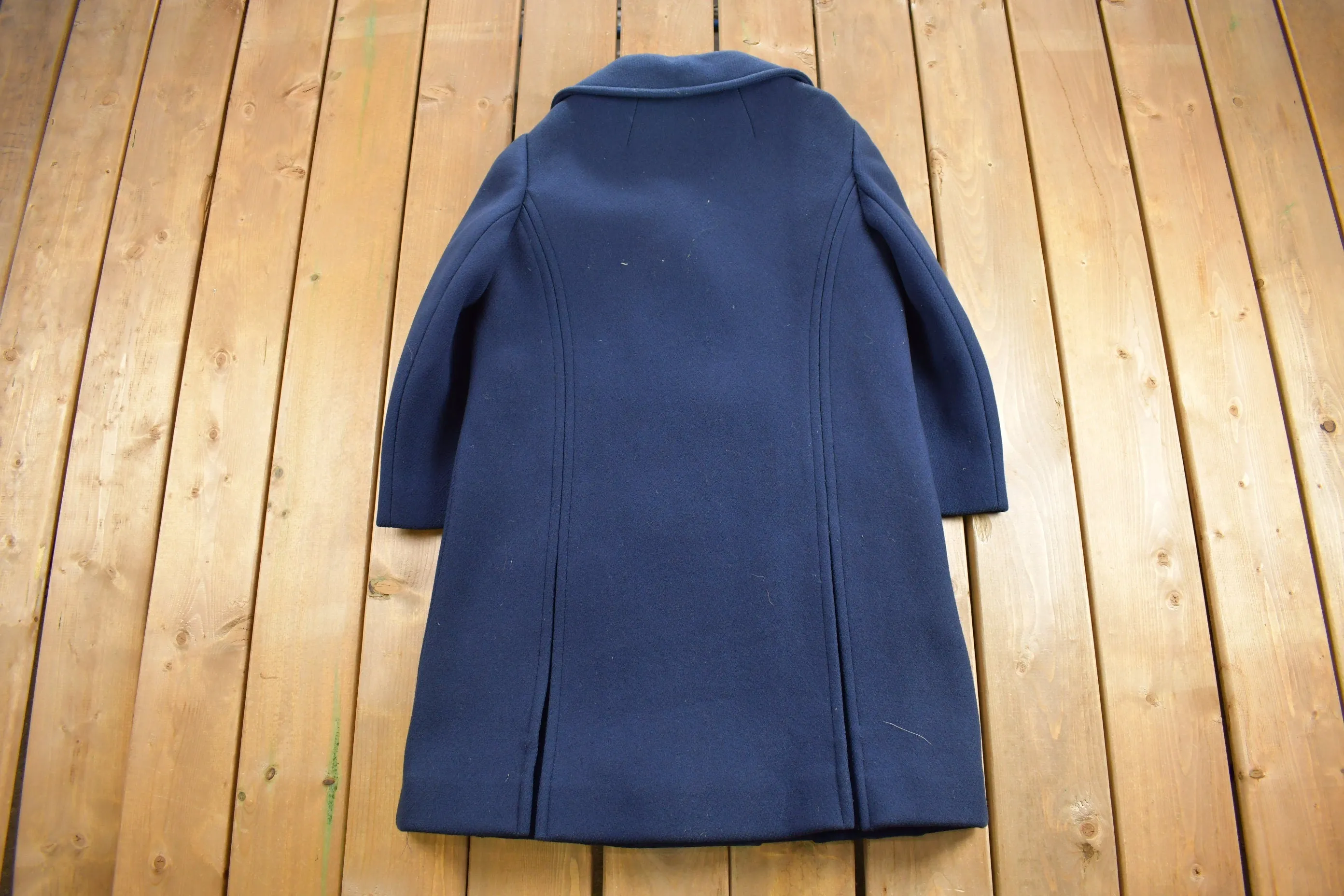 Vintage 1960s Polskys Full Length Wool Coat / Winter Outerwear / True Vintage / Jacket / Formal / Union Made