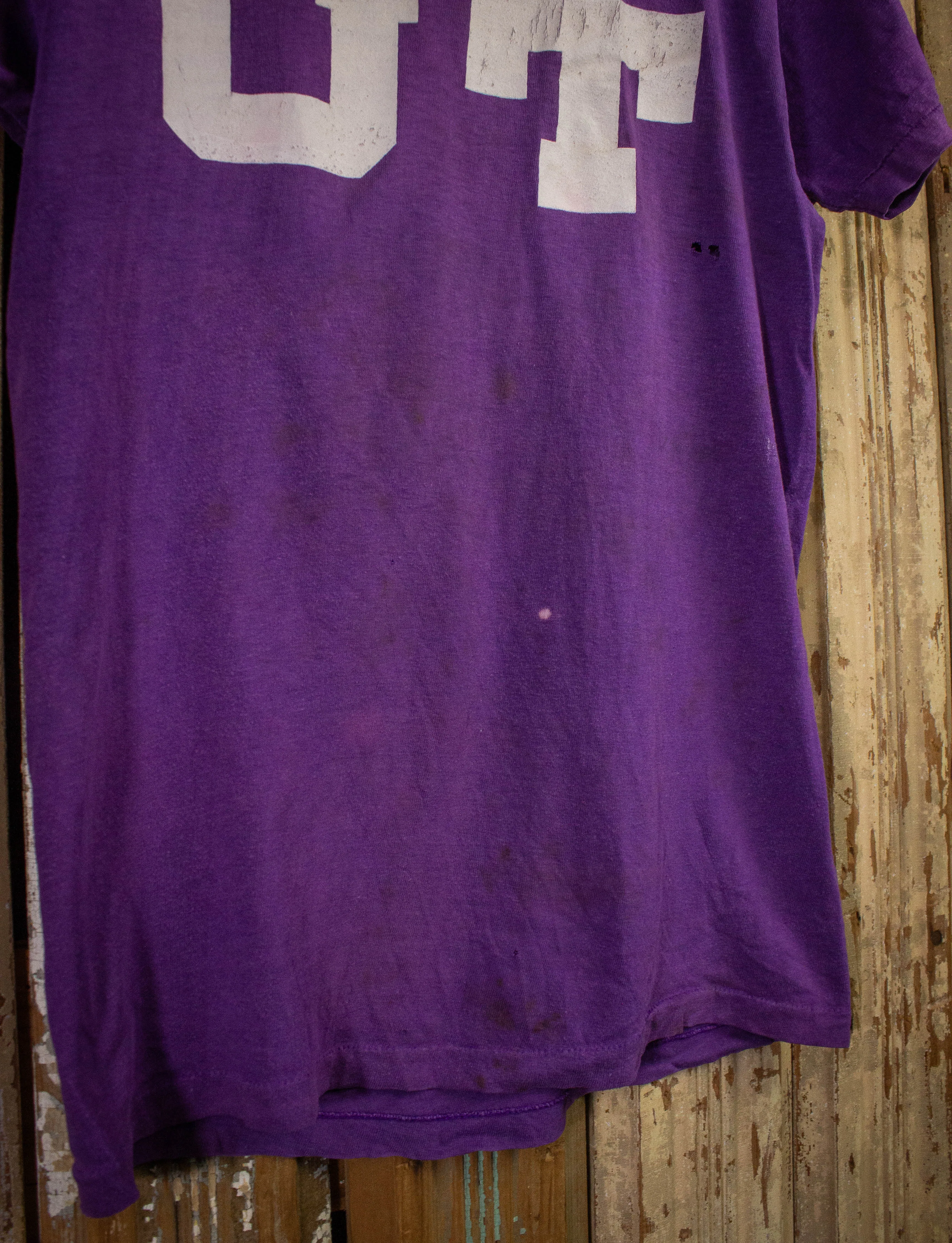 Vintage University of Tennessee Graphic T Shirt 70s Purple XS