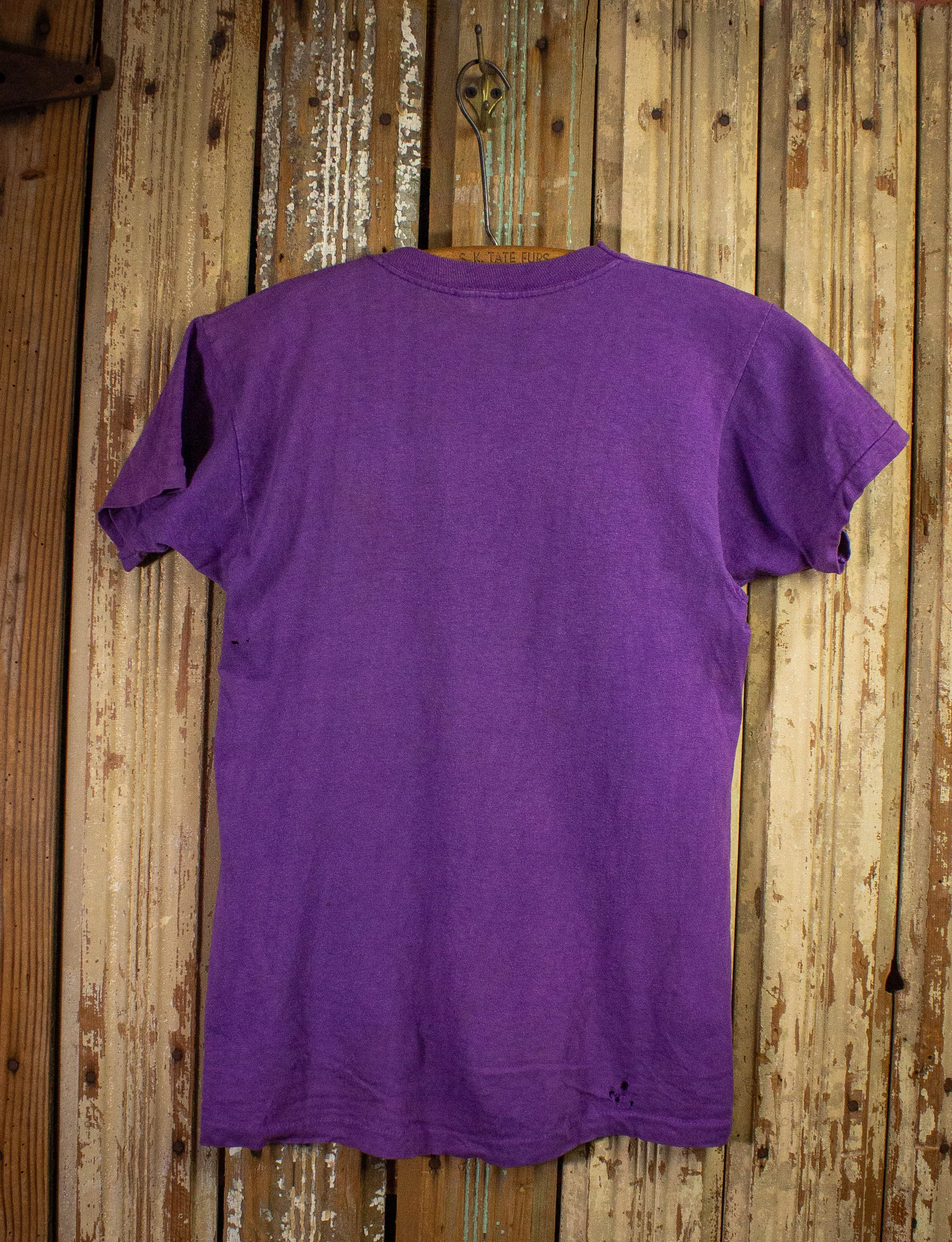 Vintage University of Tennessee Graphic T Shirt 70s Purple XS