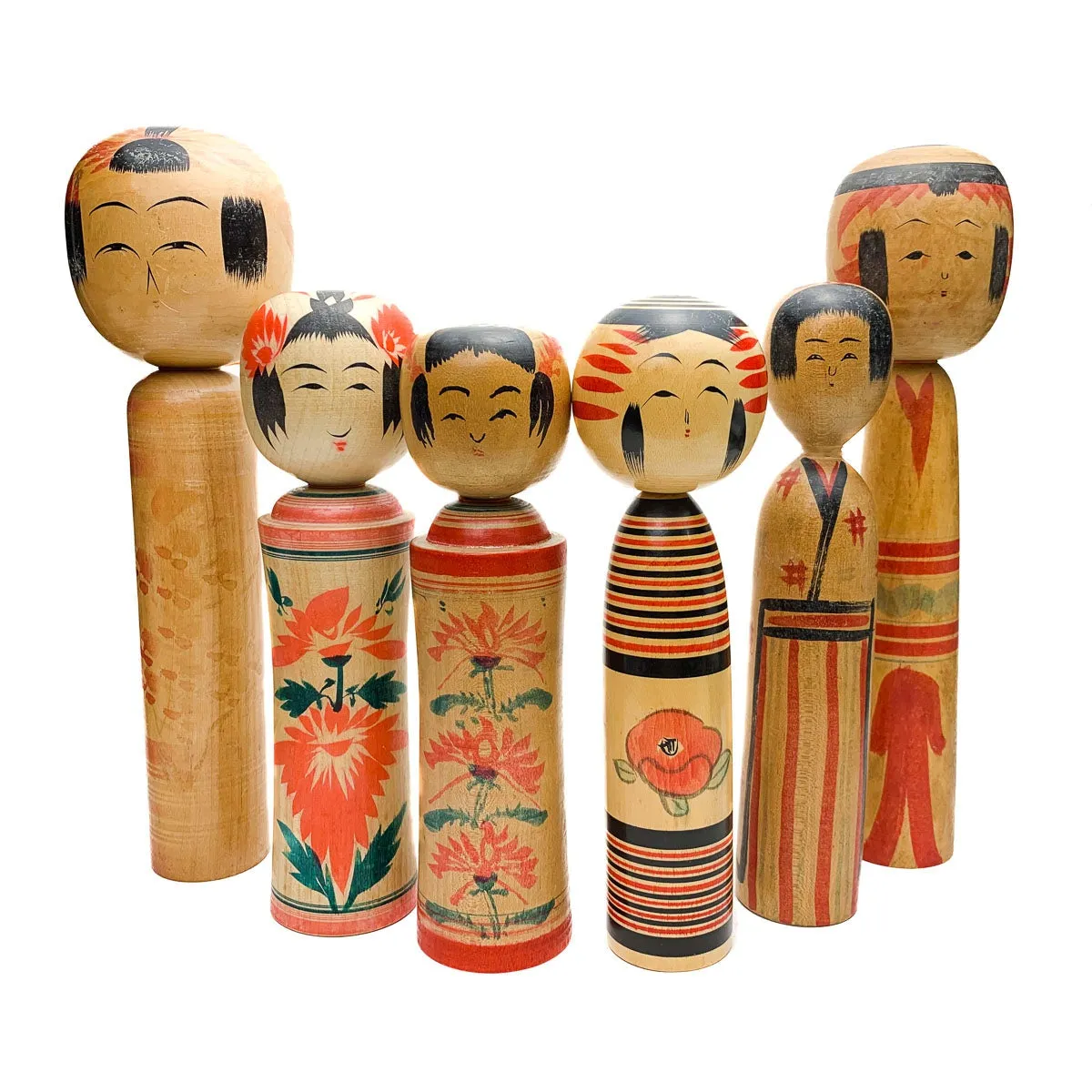 Vintage Wooden Kokeshi Doll, Japan #463