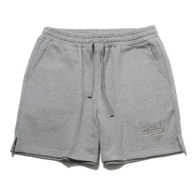 West NYC French Terry Shorts Heather Grey